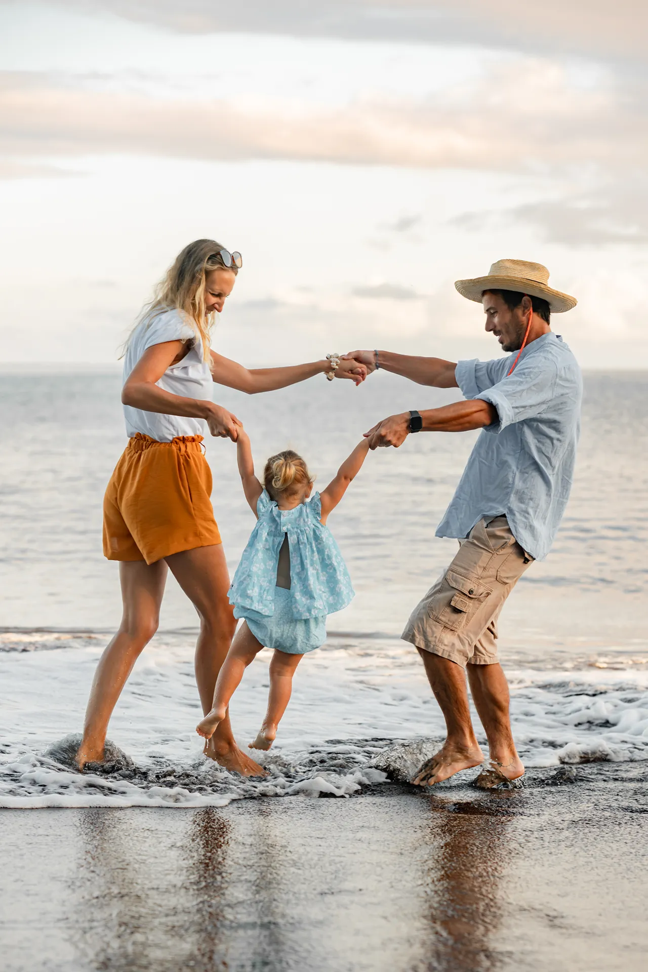 Shooting photo famille à Tahiti à Arue