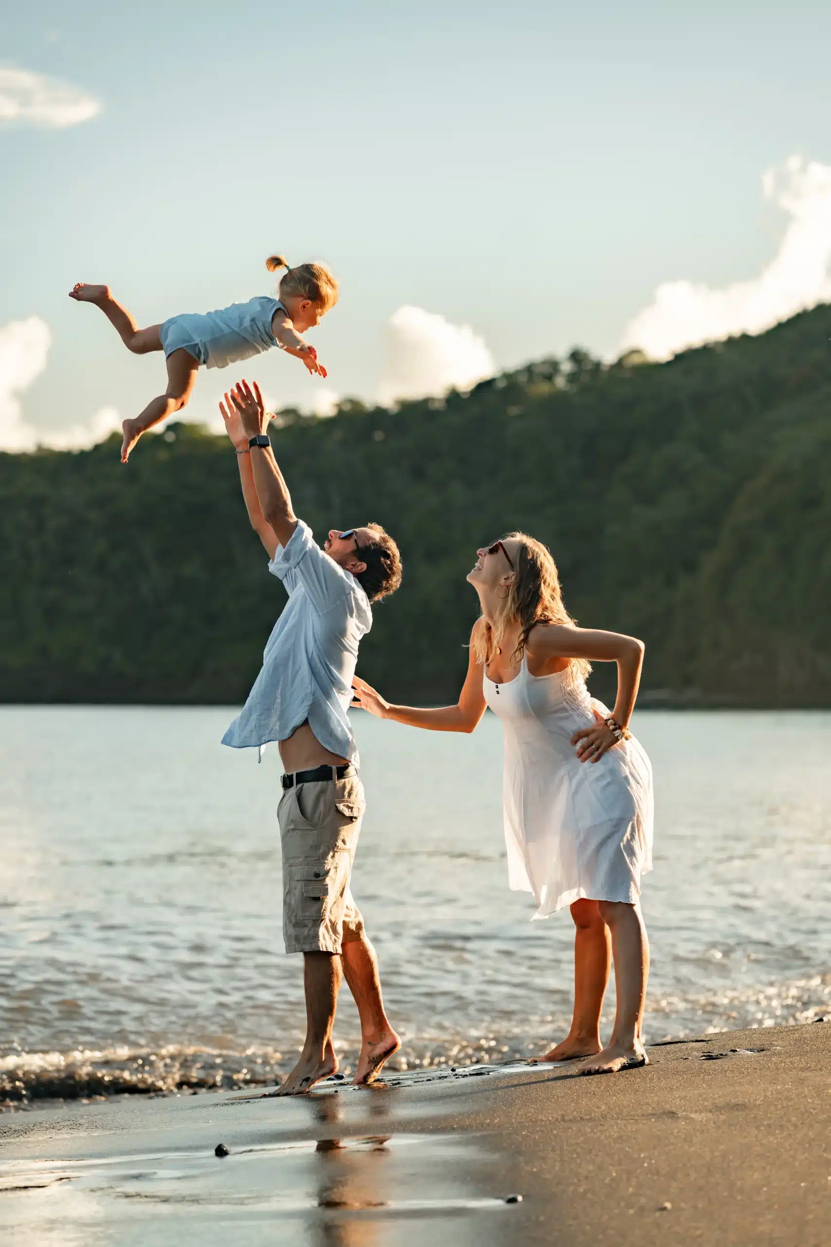 Shooting photo famille à Tahiti à Arue